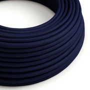 Filo elettrico colorato tessile Blu Profondo - L'Originale Creative Cables, perfetto per decorazioni luminose uniche - RM20