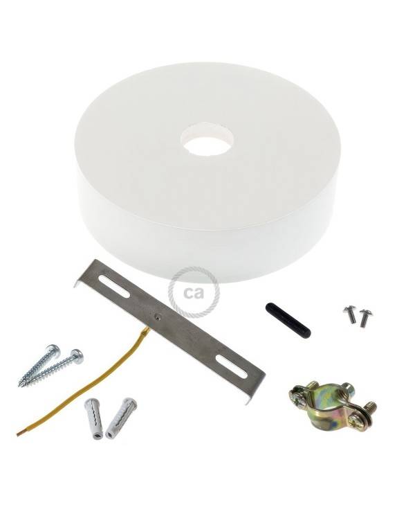 Lampenbaldachin Kit aus Holz für 2XL-Seilkabel