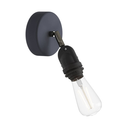 Fermaluce für Lampenschirme EIVA  mit Schwenkgelenk, Lampenbaldachin und wasserdichter IP65-Lampenfassung - Graphit