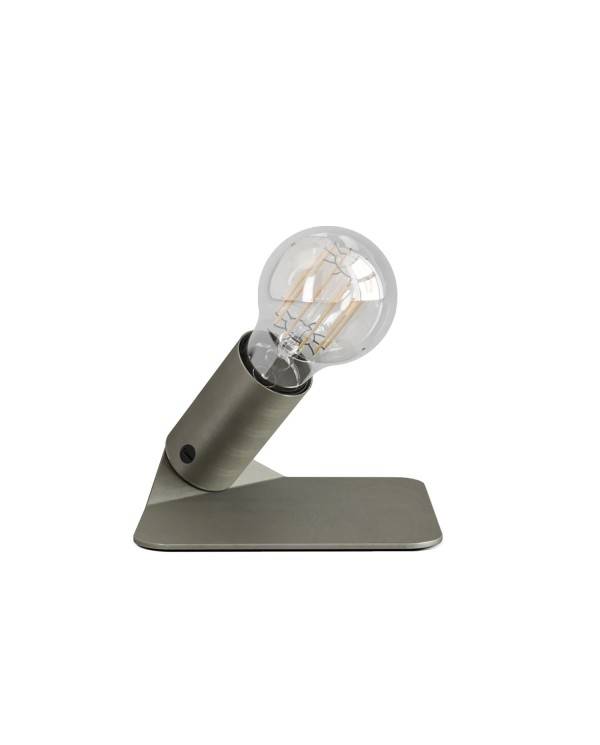 SI! 5V Tischleuchte mit A60 Glühbirne und Metallsockel