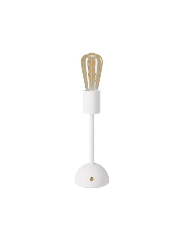 Tragbare, wiederaufladbare Leuchte Cabless02 mit goldfarbener Edison Glühbirne