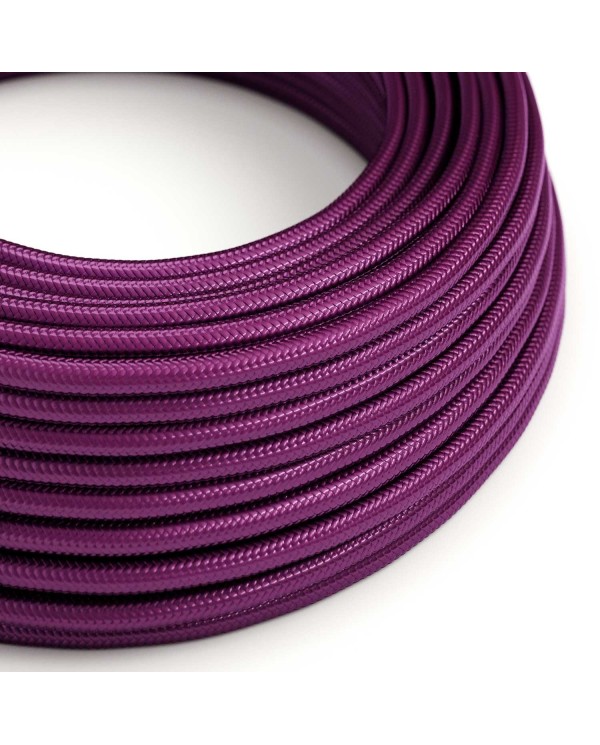 Textilkabel, ultraviolett glänzend - Das Original von Creative-Cables - RM35 rund 3x0,75mm
