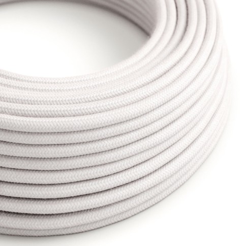 Textilkabel, blassrosa, aus Baumwolle - Das Original von Creative-Cables - RC16 rund 2x0.75mm / 3x0.75mm