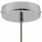 Zylindrischer Lampenbaldachin Kit aus Metall