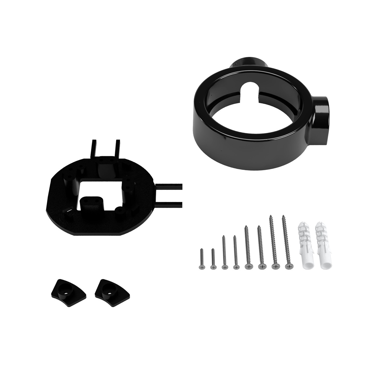 Outdoor-Elektrokabel mit Textilummantelung in schwarz SM04, rund, UV-beständig - kompatibel mit Eiva Outdoor IP65