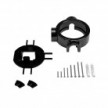 Outdoor-Elektrokabel mit Textilummantelung in schwarz SM04, rund, UV-beständig - kompatibel mit Eiva Outdoor IP65