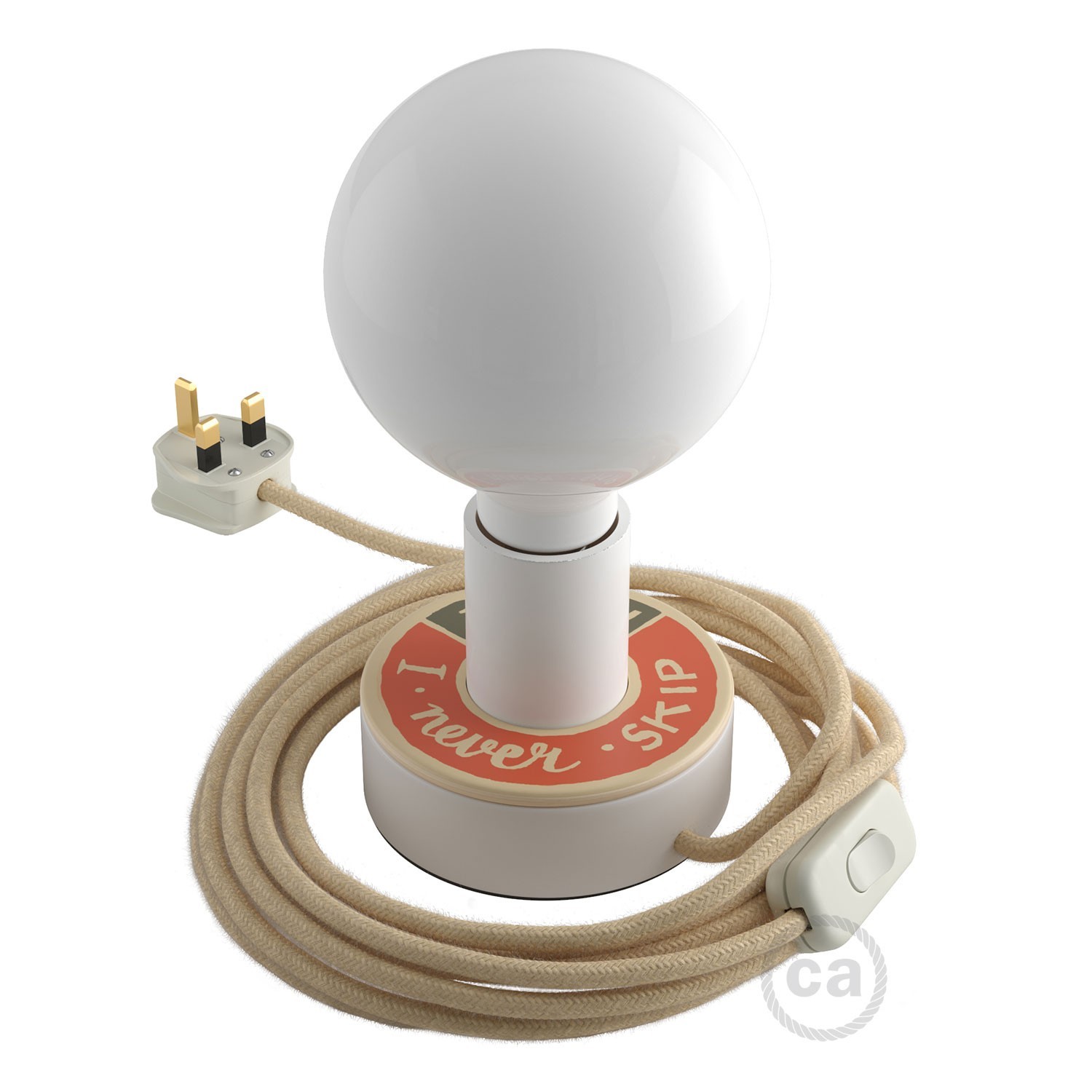 Lampenfassung esse14 für Wand- oder Decke, mit S14d Anschluss - Waterproof IP44