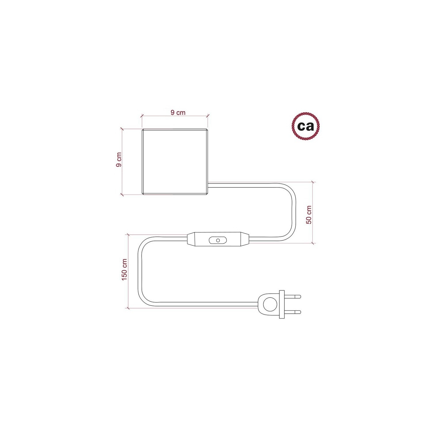 Kit Creative Flex flexibles gewebeummanteltes Kabelrohr, RM02 silberfarben mit Metallenden