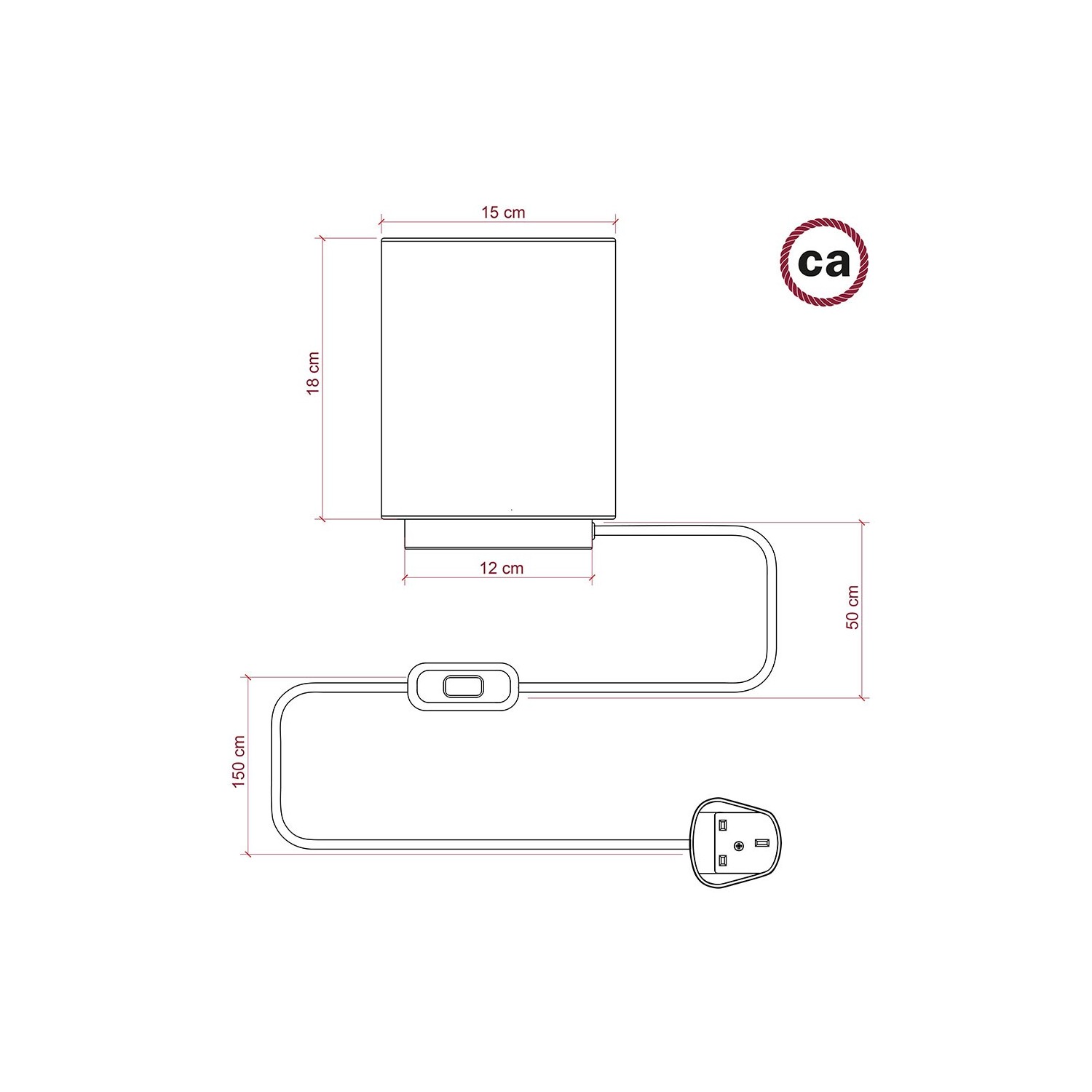 Kit Creative Flex flexibles gewebeummanteltes Kabelrohr, RM02 silberfarben mit Metallenden