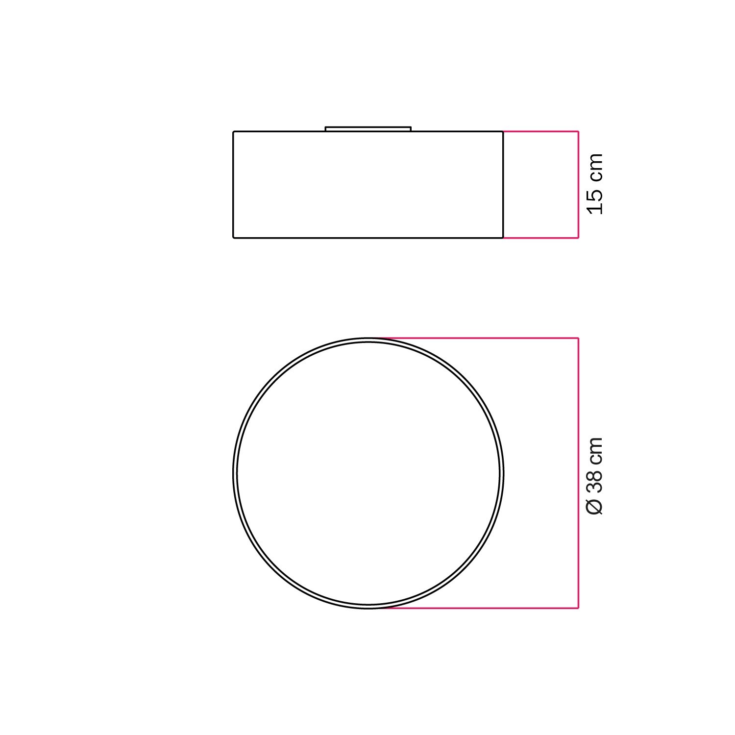 Kit Creative Flex flexibles gewebeummanteltes Kabelrohr, RM19 bordeaux-rot mit Metallenden