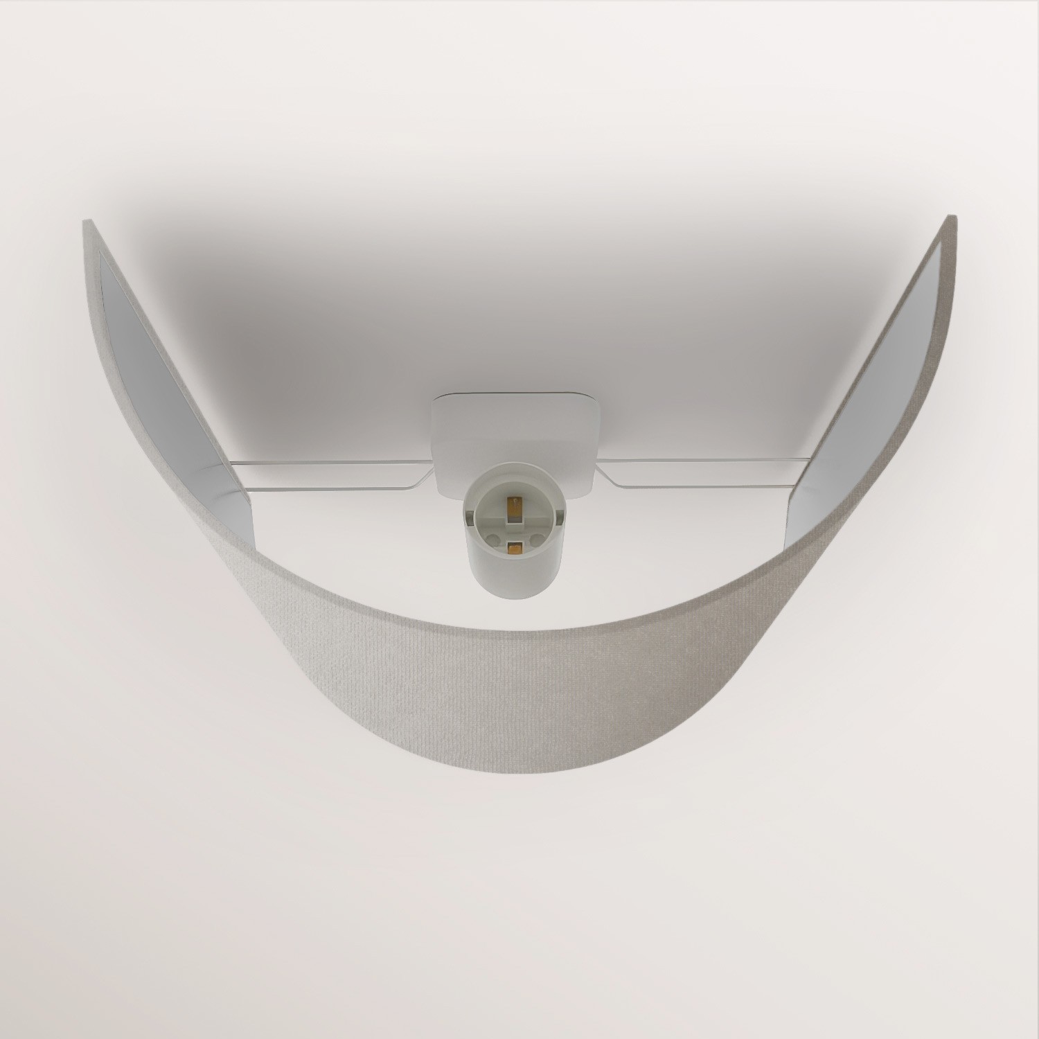 Kit Creative Flex flexibles gewebeummanteltes Kabelrohr, RM72 hell meliert mit Metallenden