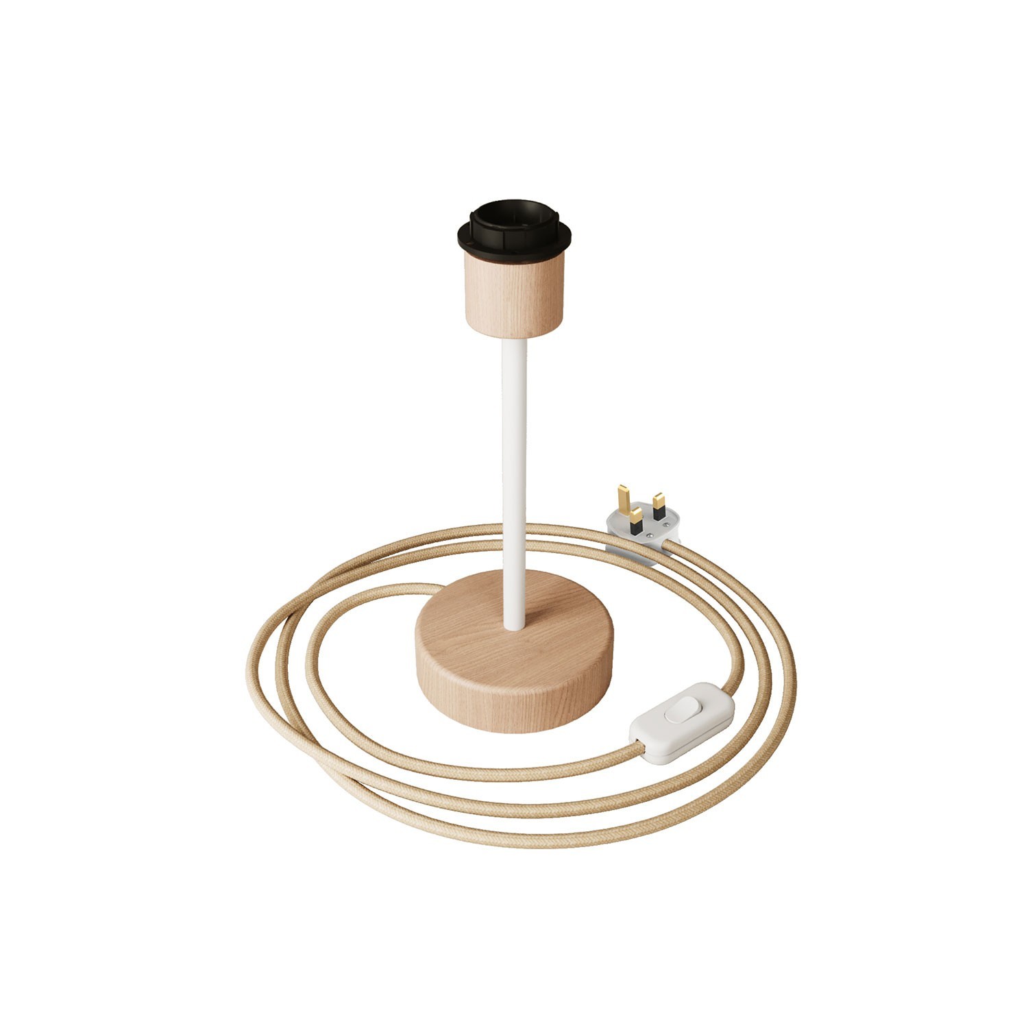 Kit Creative Flex flexibles gewebeummanteltes Kabelrohr, RM77 grasgrün mit Metallenden
