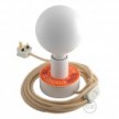Kit Creative Flex flexibles gewebeummanteltes Kabelrohr, RM76 zartblau mit Metallenden