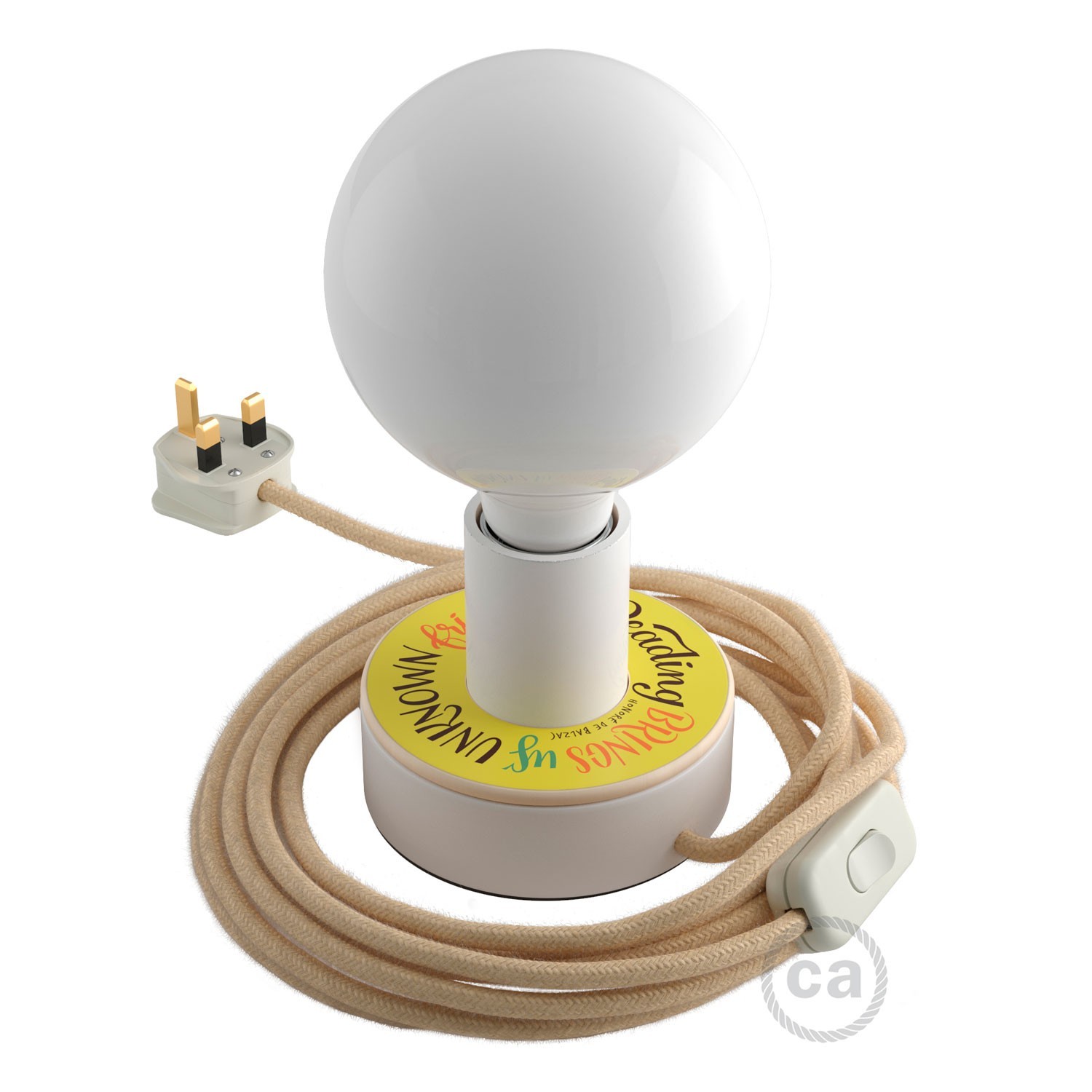 Kit Creative Flex flexibles gewebeummanteltes Kabelrohr, RM76 zartblau mit Metallenden