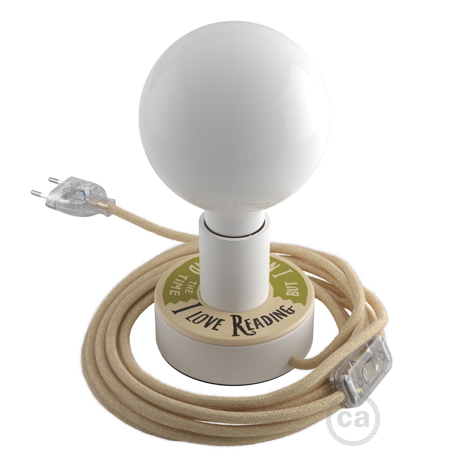Mini Teller Ellepì 'Solid Colour' für Wand- und Pendelleuchten, sowie für Lichterketten, Durchmesser 24 cm - Made in Italy