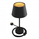 Alzaluce mit Lampenschirm Impero, Tischlampe aus Metall