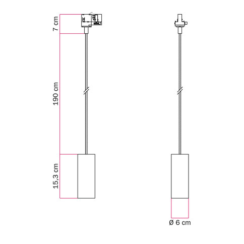 Quadratisches XXL 1-Loch und 4 Seitenlöchern Lampenbaldachin, Rose-One-Abdeckung, 400 mm