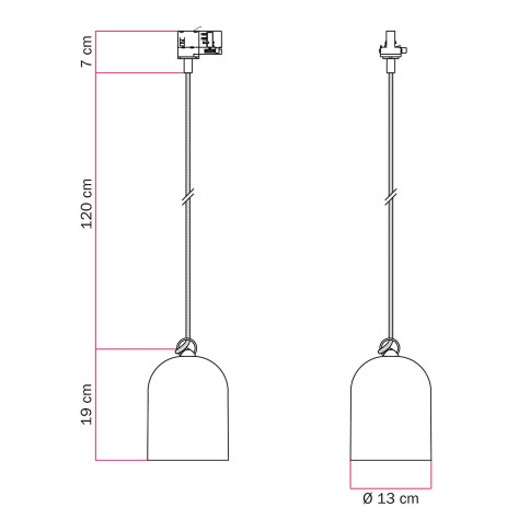 Quadratisches XXL 4-Loch und 4 Seitenlöchern Lampenbaldachin, Rose-One-Abdeckung, 400 mm