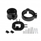 Italienisches Doppelsteckdosen-Kit 10/16A für die Wand und Basis für Creative-Tubes aus Porzellan