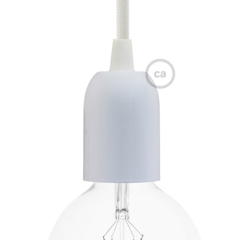 Halbkugelförmiges E27-Lampenfassungs-Kit aus lackiertem Metall
