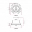Thermoplastisches E14-Lampenfassungs-Kit mit Doppelklemmring