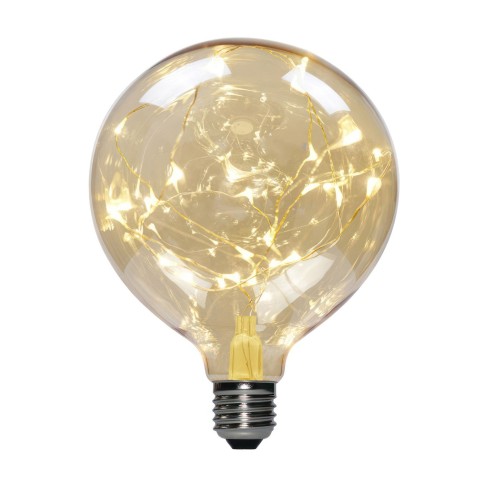 LED-Glühbirne Globe G125 - Tausend Lichter Gold 2W 40Lm E27 2000K
