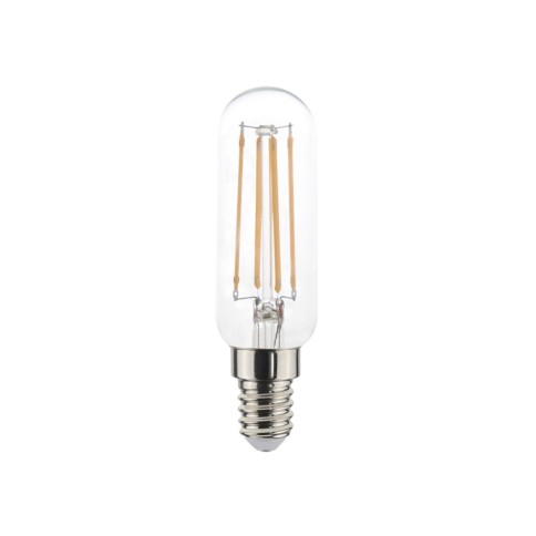 Röhrenförmige LED-Glühbirne 4,5W 470Lm E14 Klar Dimmbar