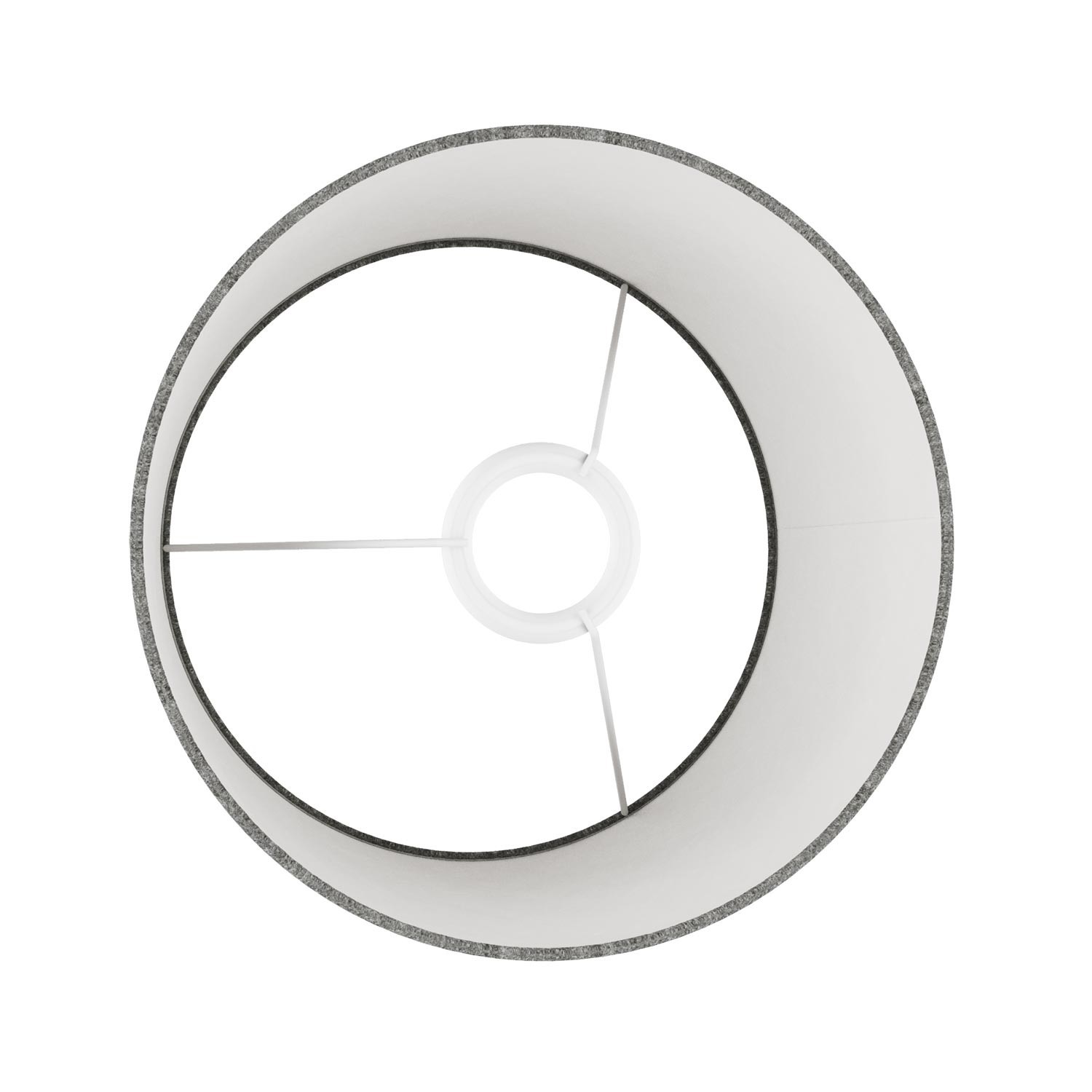 Mini zylindrischer Lampenbaldachin Kit aus Metall mit 4 Seitenlöchern (Anschlusssystem)