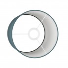 Lampenschirm Cilindro M aus Stoff mit E27 Fassung - Made in Italy