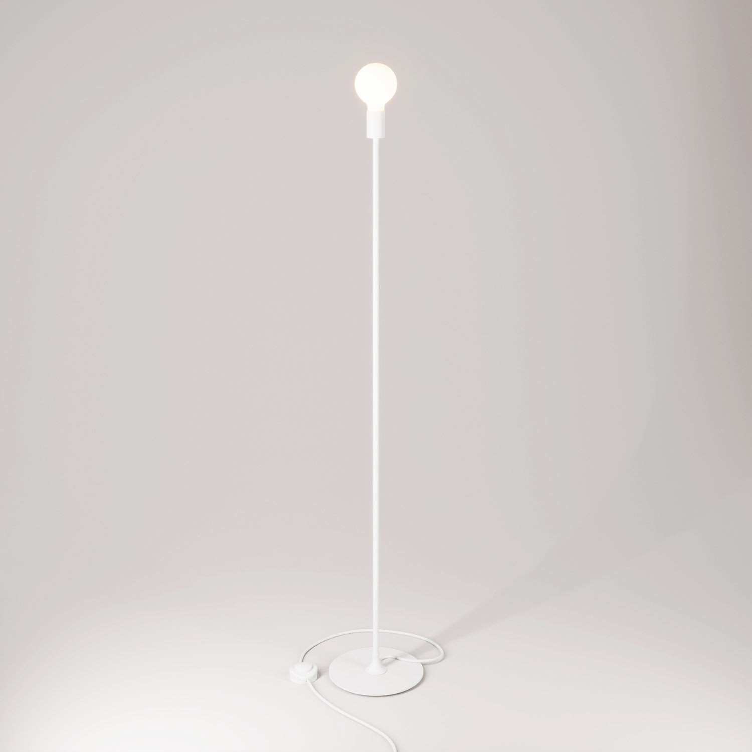EIVA ELEGANT Pendelleuchte mit 5 m Textilkabel, Ellepì-Lampenschirm, Lampenbaldachin, und Lampenfassung aus IP65-Silikon