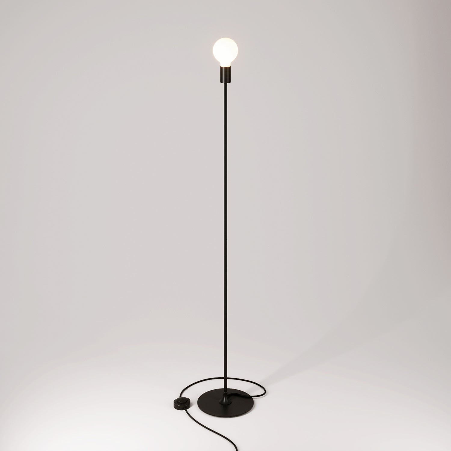 EIVA ELEGANT Pendelleuchte mit 5 m Textilkabel, Ellepì-Lampenschirm, Lampenbaldachin, und Lampenfassung aus IP65-Silikon