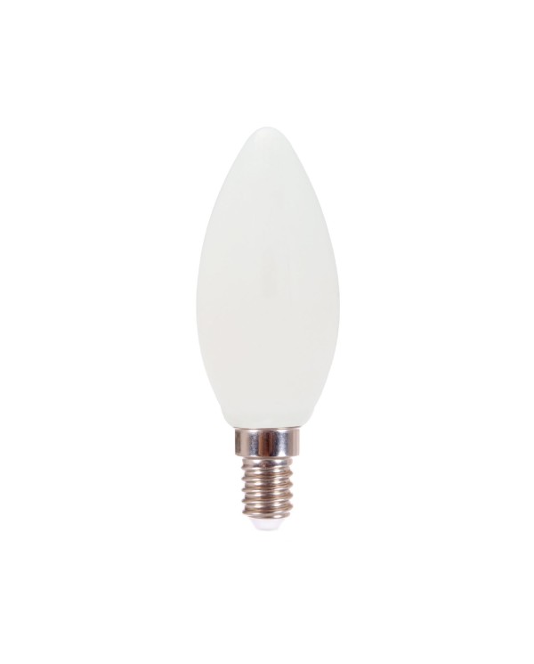 Filament LED-Glühbirne Olive, Milky 6W 806Lm E14 2700K