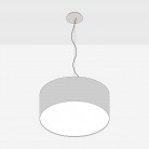 Pendelleuchte mit Textilschirm Cilindro Medium - Made in Italy
