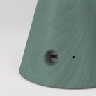 Tragbare, wiederaufladbare Leuchte Cabless11 mit tropfenförmiger Glühbirne und Vorrichtung für Lampenschirm