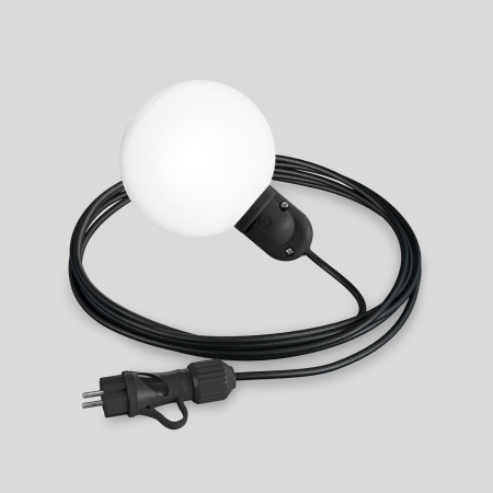 EIVA IP65 Außensteckleuchte mit bruchsicherem Unbreak-a-Ball-Lampenschirm - SM04