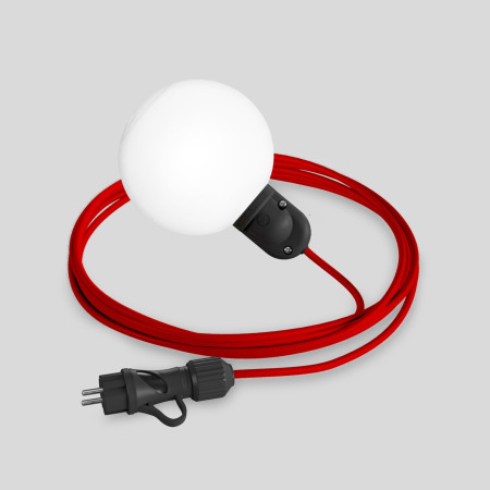 EIVA IP65 Außensteckleuchte mit bruchsicherem Unbreak-a-Ball-Lampenschirm - SM09
