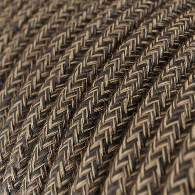 Snake Twisted - Plug-in Leuchte mit geflochtenem Textilkabel