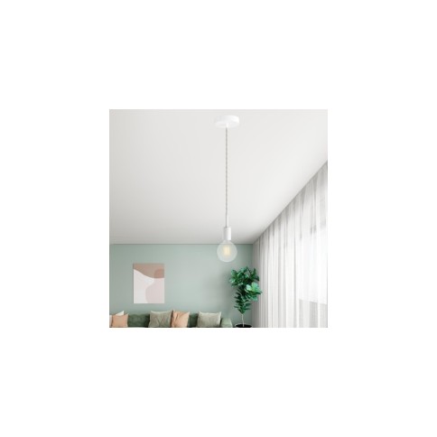 Flex 90 gelenkige Deckenleuchte mit diffusem Licht inklusive LED ST64 Glühbirne