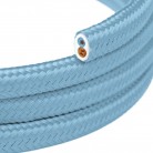 Flachgewebtes Kabel Babyblau - PM17