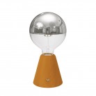 Tragbare, wiederaufladbare LED Leuchte Cabless01 mit Globe Glühbirne mit silberfarbener Kopfspiegelung