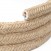 Flaches Kabel mit Naturjute ummantelt - PN06