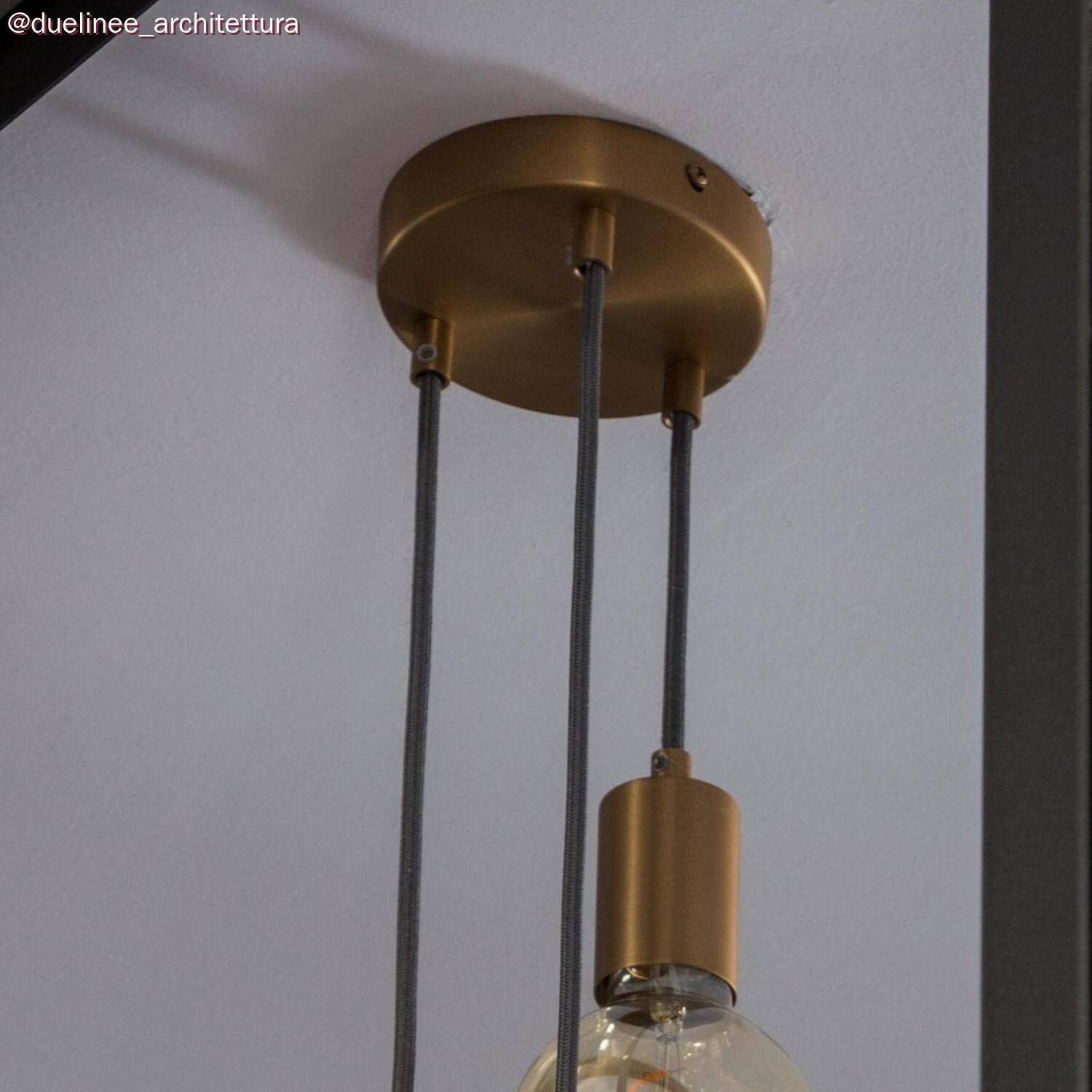 Mini Teller Ellepì 'Maiolica' für Wand- und Pendelleuchten, sowie für Lichterketten, Durchmesser 24 cm - Made in Italy