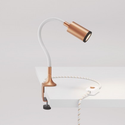 Flexibler MAG-Y Spot mit Klemme - Kupfer satiniert