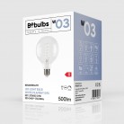 LED-Glühbirne Weiß Globo G95 5,9W 500Lm E27 2700K Dimmbare - W03