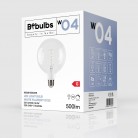 LED Glühbirne Weiß Globo G125 5,9W 500Lm E27 2700K Dimmbare - W04