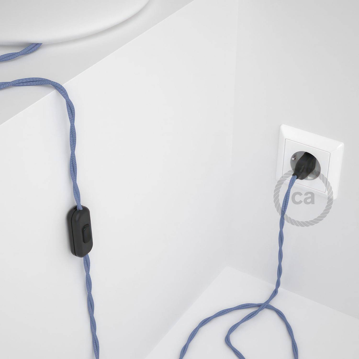 Kit E27 Lampenfassung aus recyceltem Plastik, im 3D Druckverfahren hergestellt