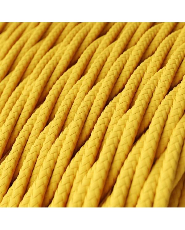 Textilkabel, maisgelb glänzend - Das Original von Creative-Cables - TM10 geflochten 2x0.75mm / 3x0.75mm