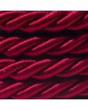 Elektrisches Tauseil XL 3x0,75 dunkel bordeaux Glanz. Durchmesser 16 mm