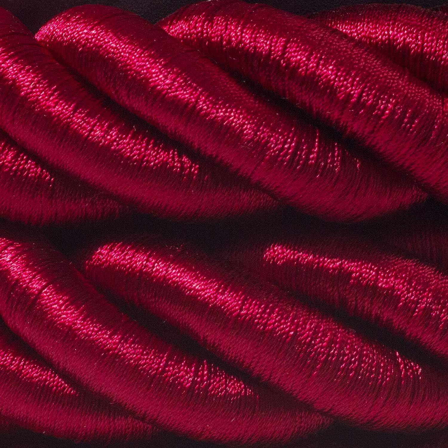 Elektrisches Tauseil 3XL 3x0,75 dunkel bordeaux Glanz. Durchmesser 30 mm