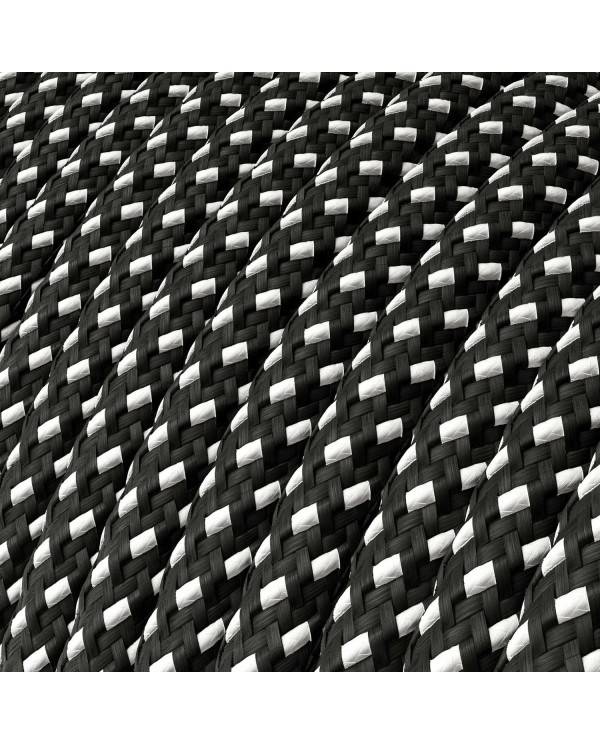 Textilkabel, Sternenhimmel glänzend, 3D - Das Original von Creative-Cables - RT41 rund 2x0,75mm / 3x0,75mm